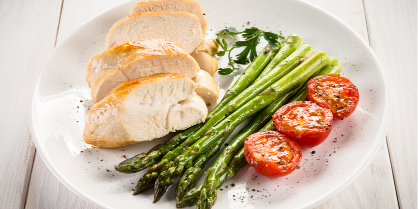 Paleo Chicken & Asparagus with Lemon & Herbs