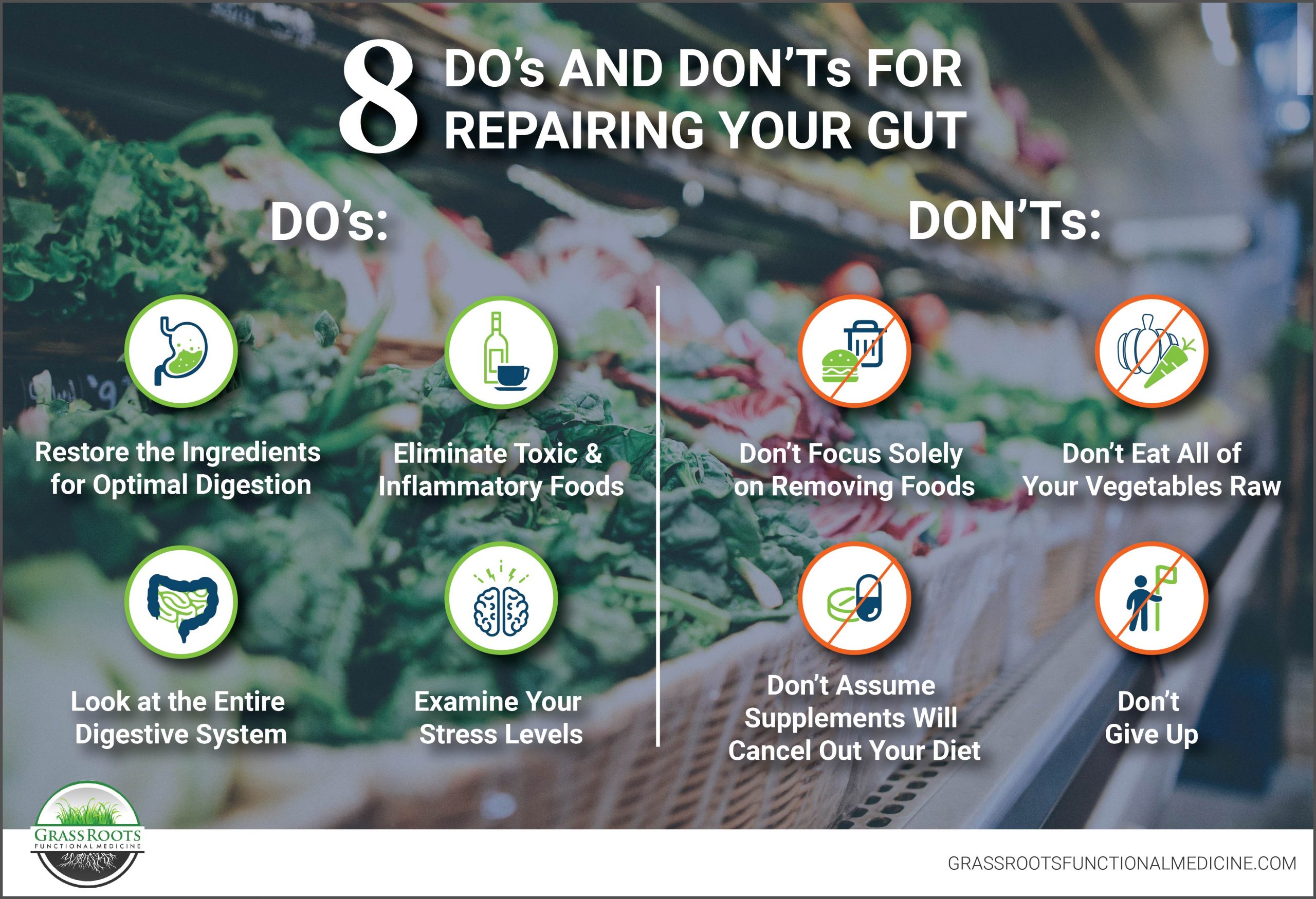 Do's and Don'ts for Repairing Your Gut