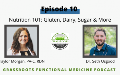 Ep 10: Nutrition 101: Gluten, Dairy, Sugar & More with Taylor Morgan, PA-C, RDN